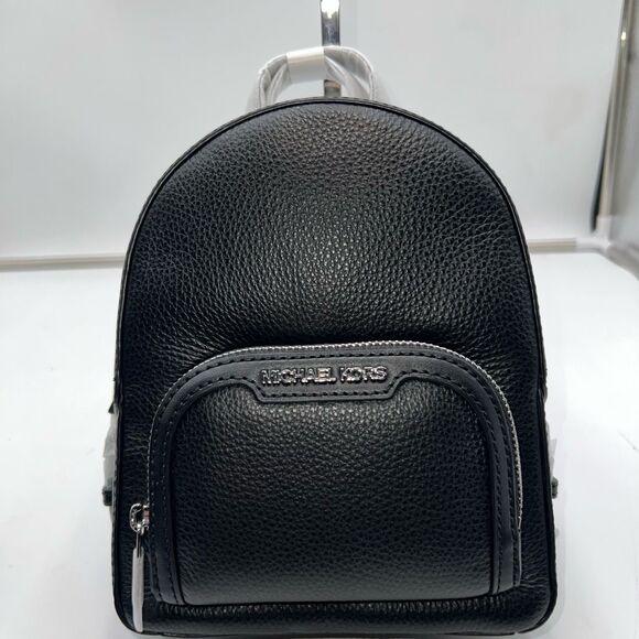 Michael Kors Jaycee Extra-Small Pebbled Leather Convertible Backpack - Picture 1 of 13